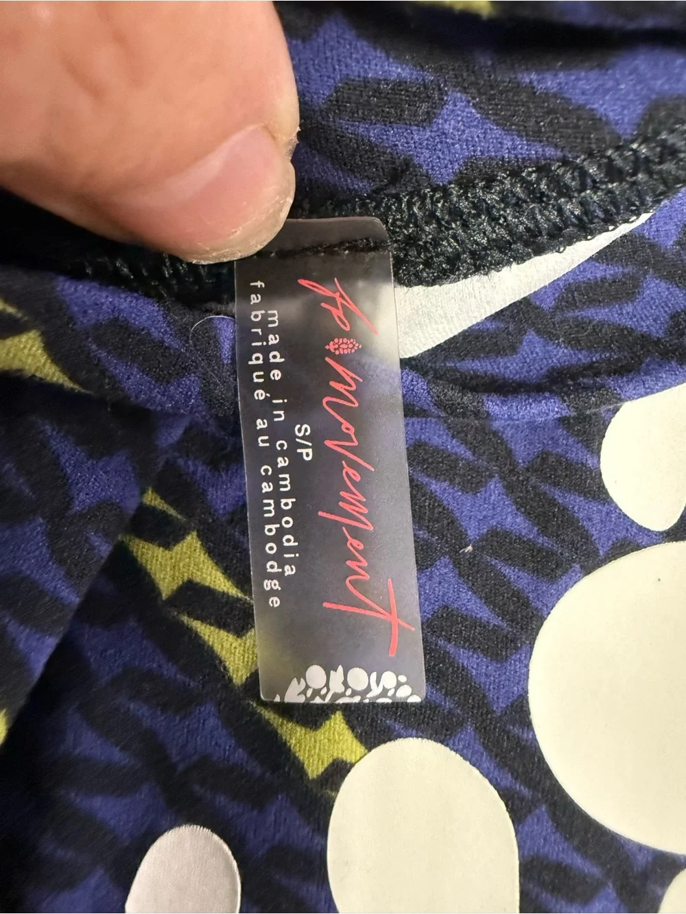 Free People Movement High Rise Printed 7/8 Leggings NWT